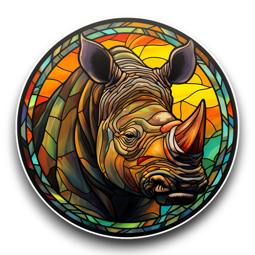 Large rhino safari animal - large,