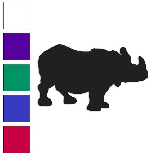 Rhino drawing vinyl decal - vinyl,