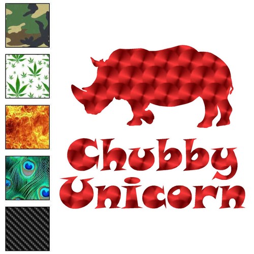 Chubby unicorn rhino vinyl - chubby, rhino,