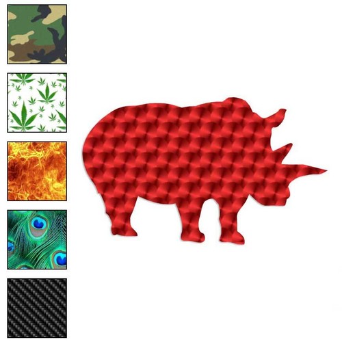 Rhino rhinoceros vinyl decal - ,,