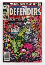 1977 MARVEL DEFENDERS #43 1ST