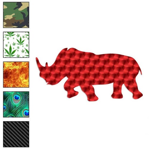 Rhino rhinoceros vinyl - vinyl, decal