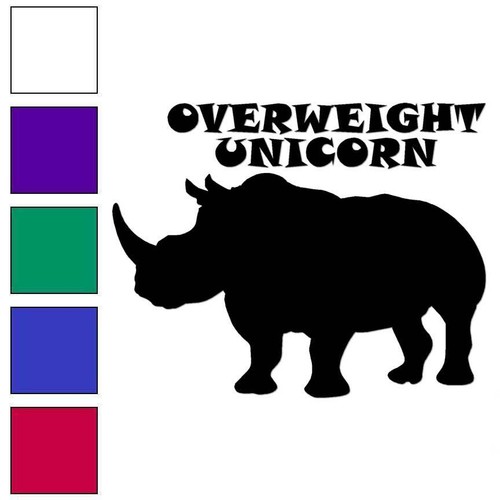 Overweight unicorn rhino - overweight,
