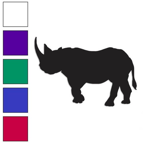 Rhinoceros rhino vinyl decal - rhinoceros,