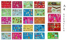 STENCILS Stencil A4 CARS